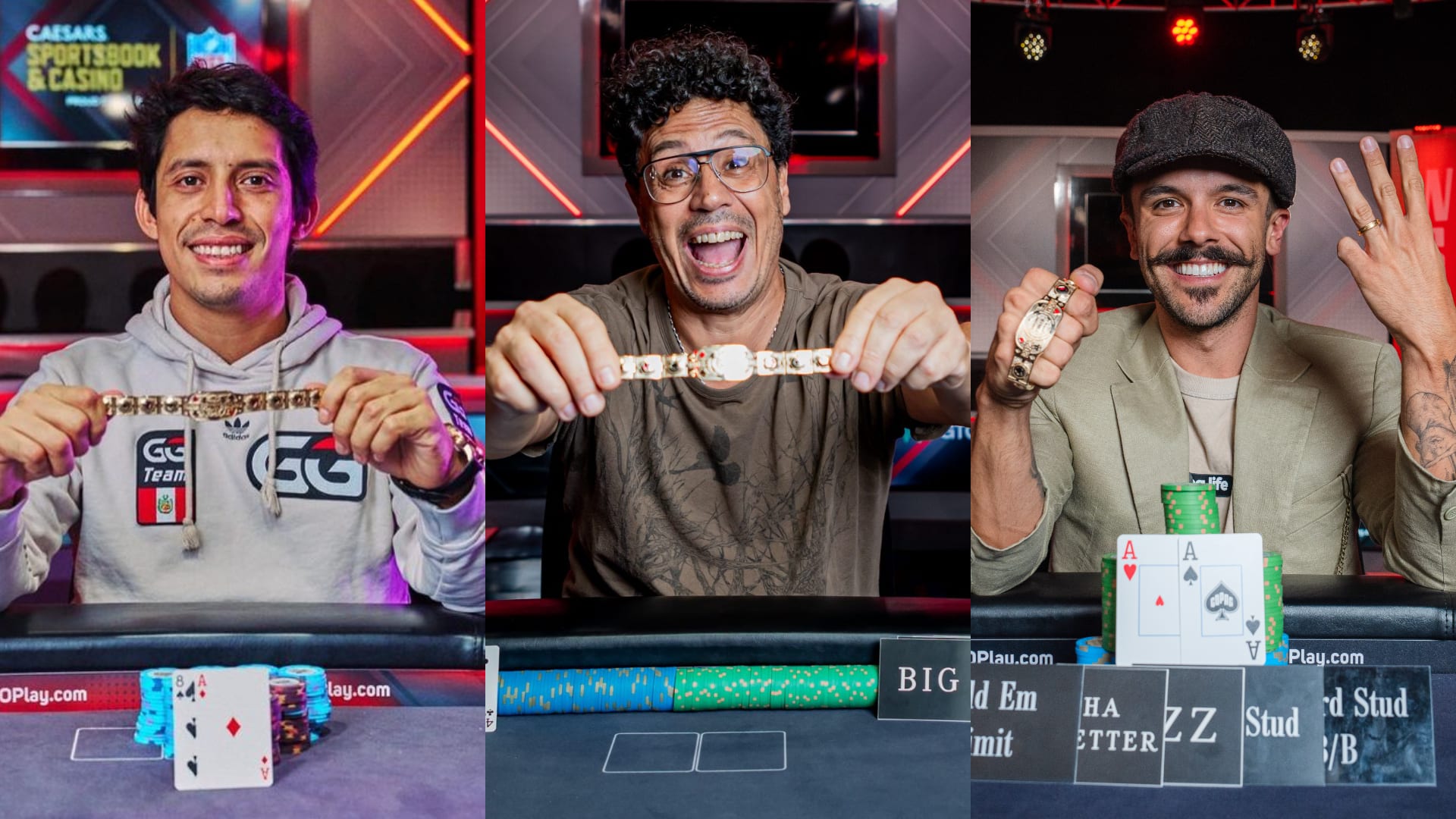 ¡Campeones! Uno por uno, todos los brazaletes de la WSOP 2023