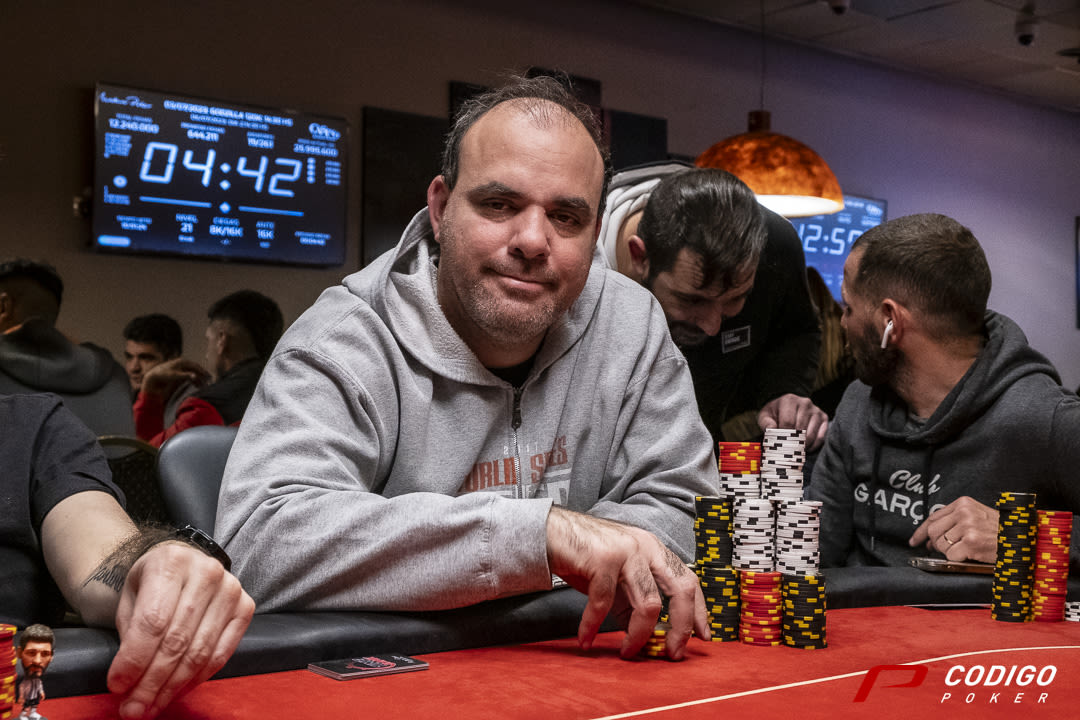 Delaloye lideró el Día 2 del Godzilla DeepStack