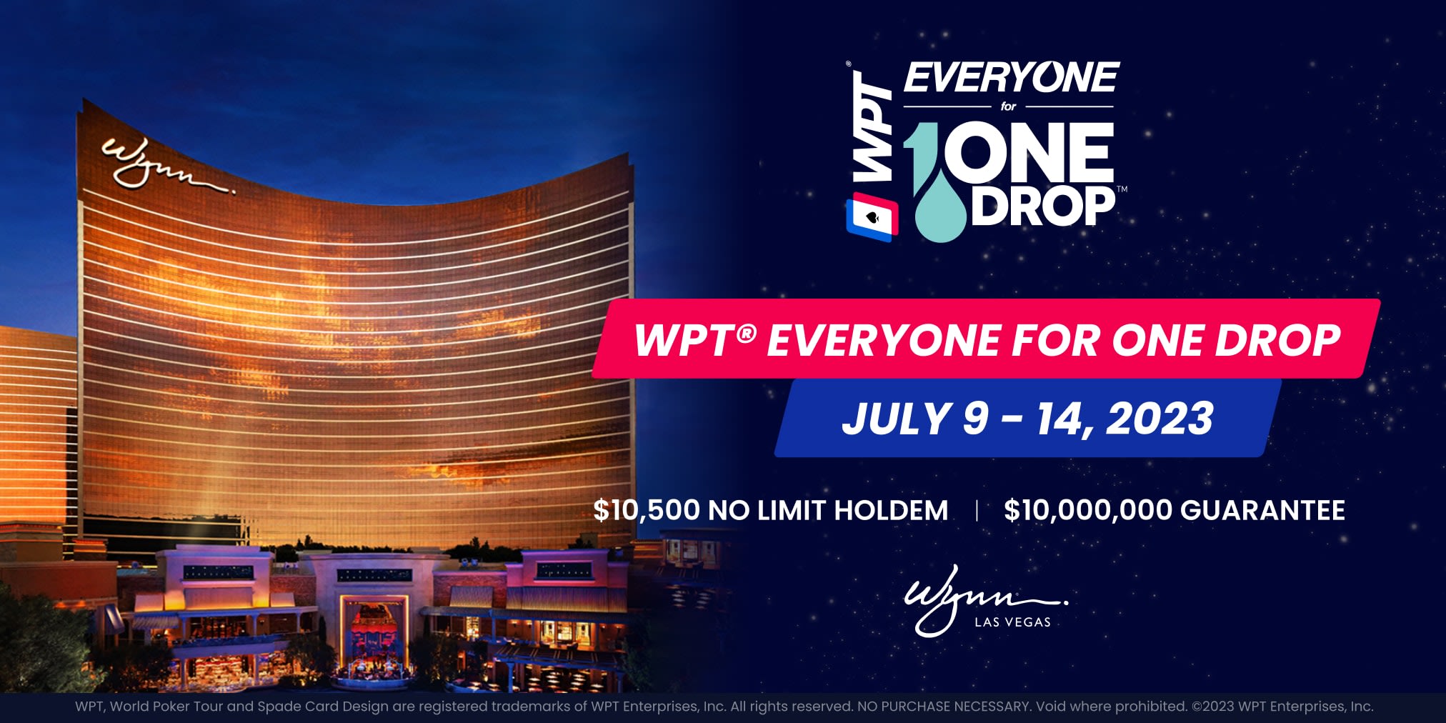 Esta semana también se juega el WPT EveryOne for One Drop
