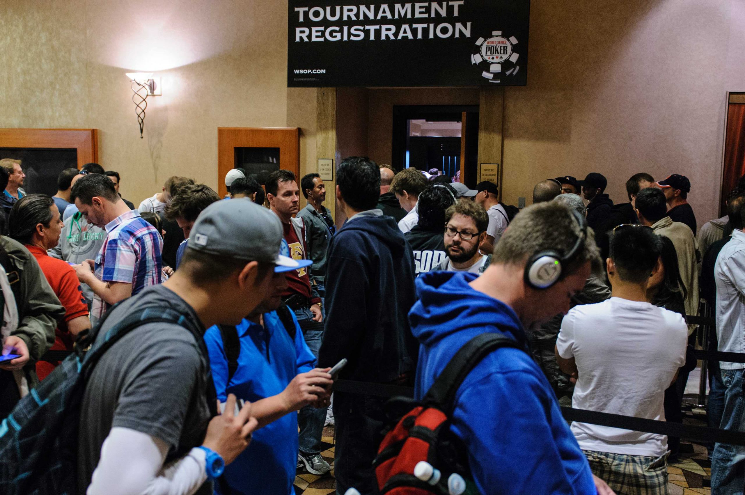 El registro tardío en la WSOP tilda a los high rollers
