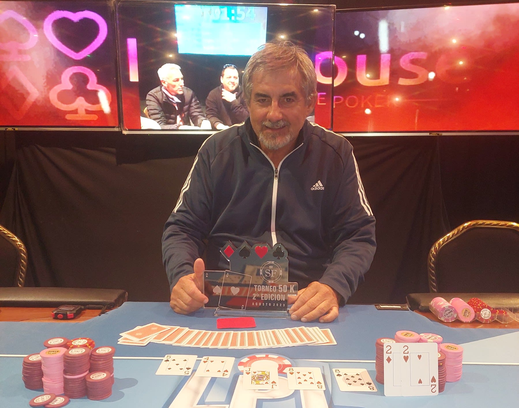 Canevarolo se quedó con el Poker 50K de Casino Santa Fe