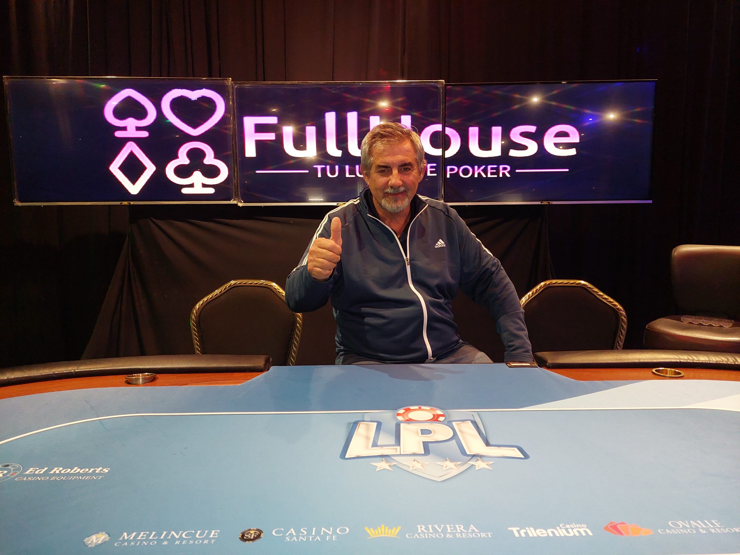 Cabadas y Canevarolo mandan en el Poker 50K de Casino Santa Fe