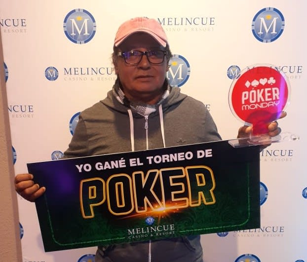 Sergio Ríos ganó el último Poker Monday en Melincué
