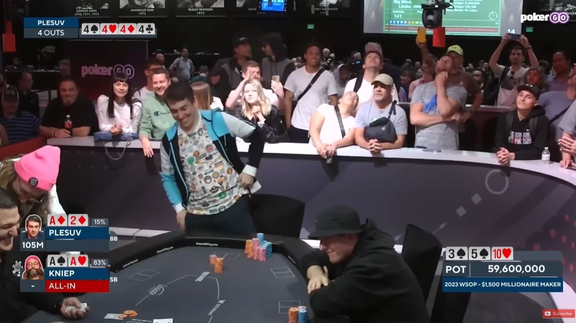 Los mejores ases crackeados de la WSOP 2023