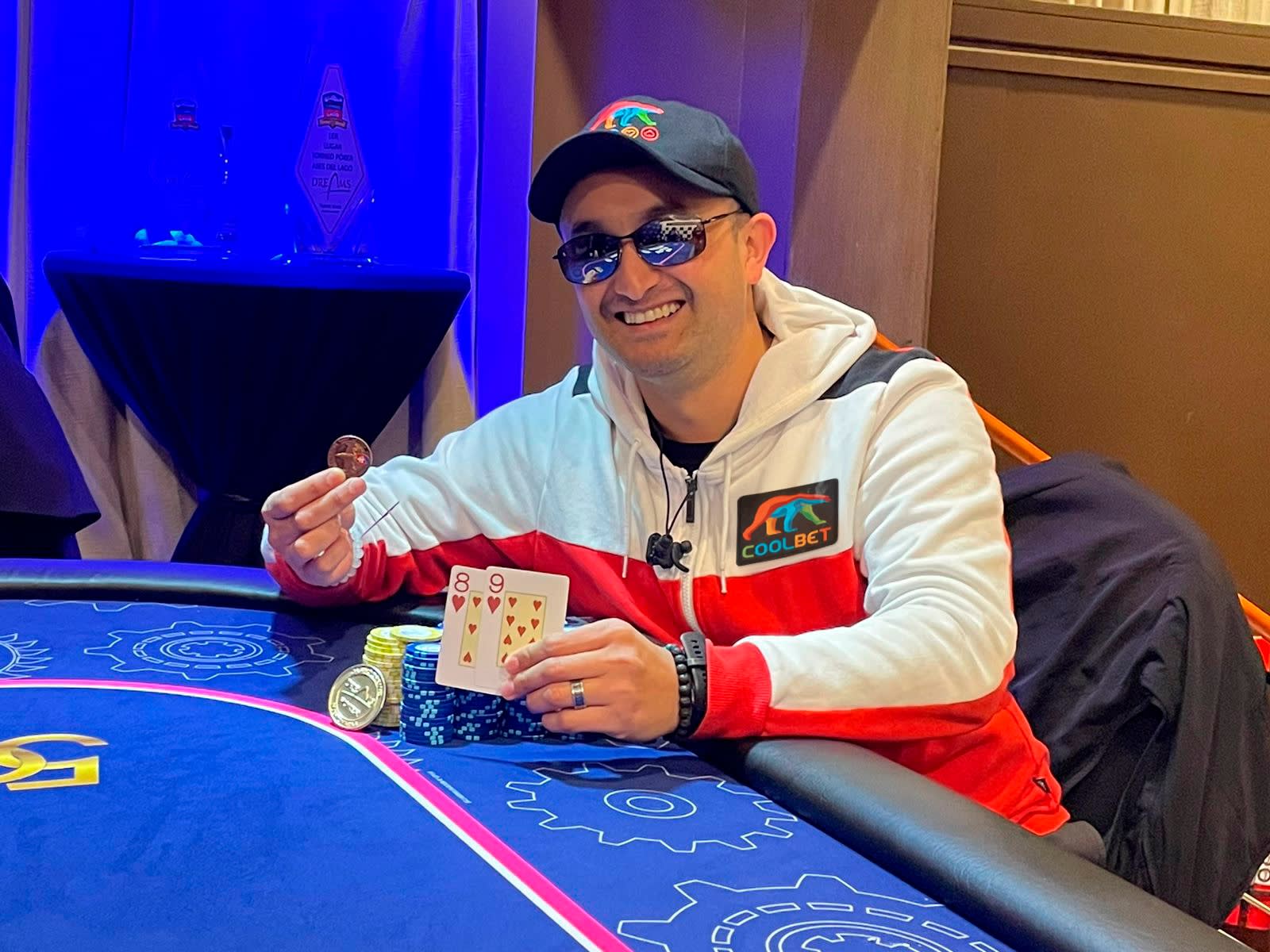 Luis Rebolledo fue el más cool del torneo Ases del Lago