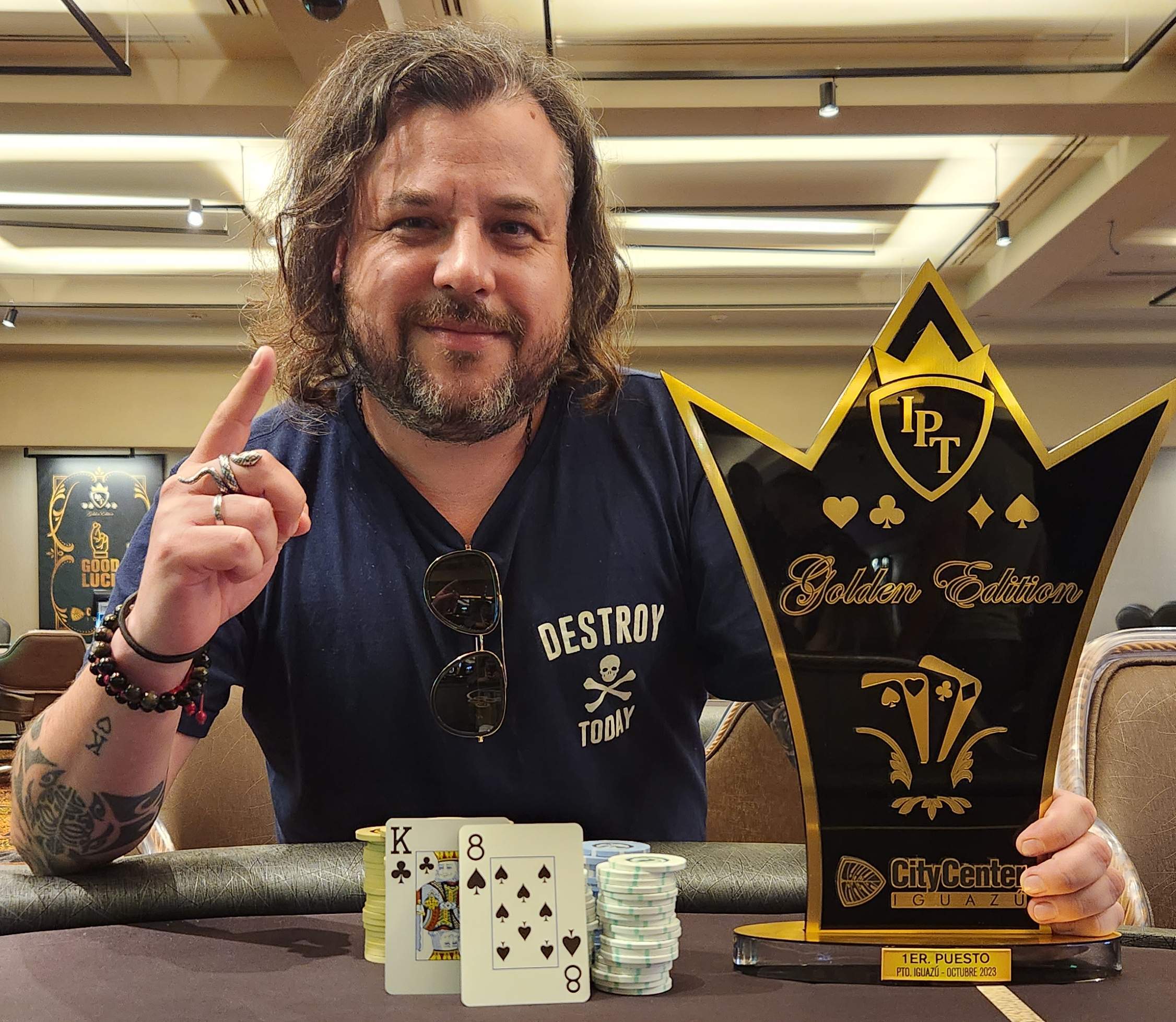 Cristian Vilches volvió a gritar campeón en Iguazú