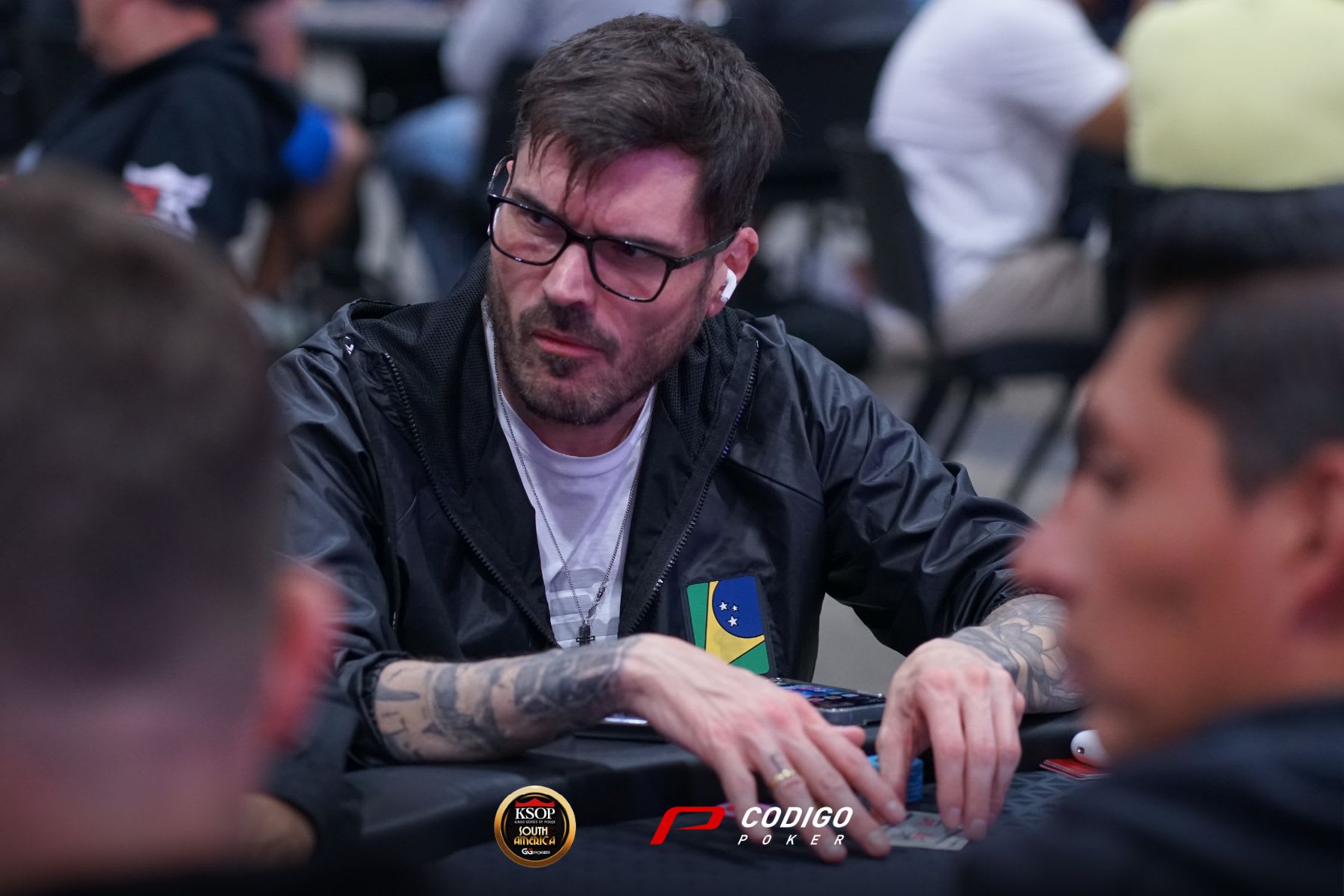 Jorge Ramella contra Brasil en la mesa final del BSOP Natal