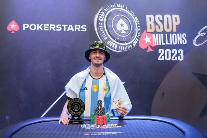 Arauz derrotó a Niciforo y salió campeón en el BSOP Millions