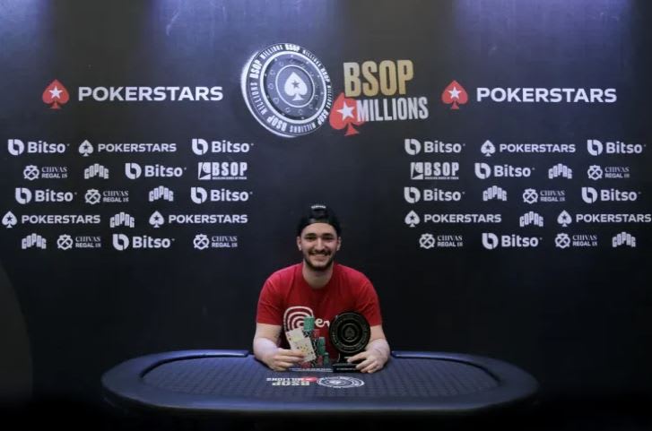 Coggiola ganó su primer torneo en vivo en el BSOP Millions