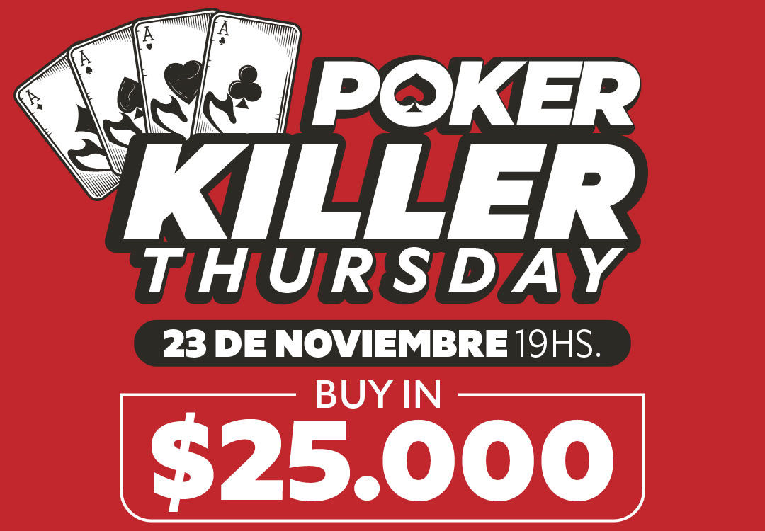 Poker Killer Thursday, la última propuesta de Casino Santa Fe