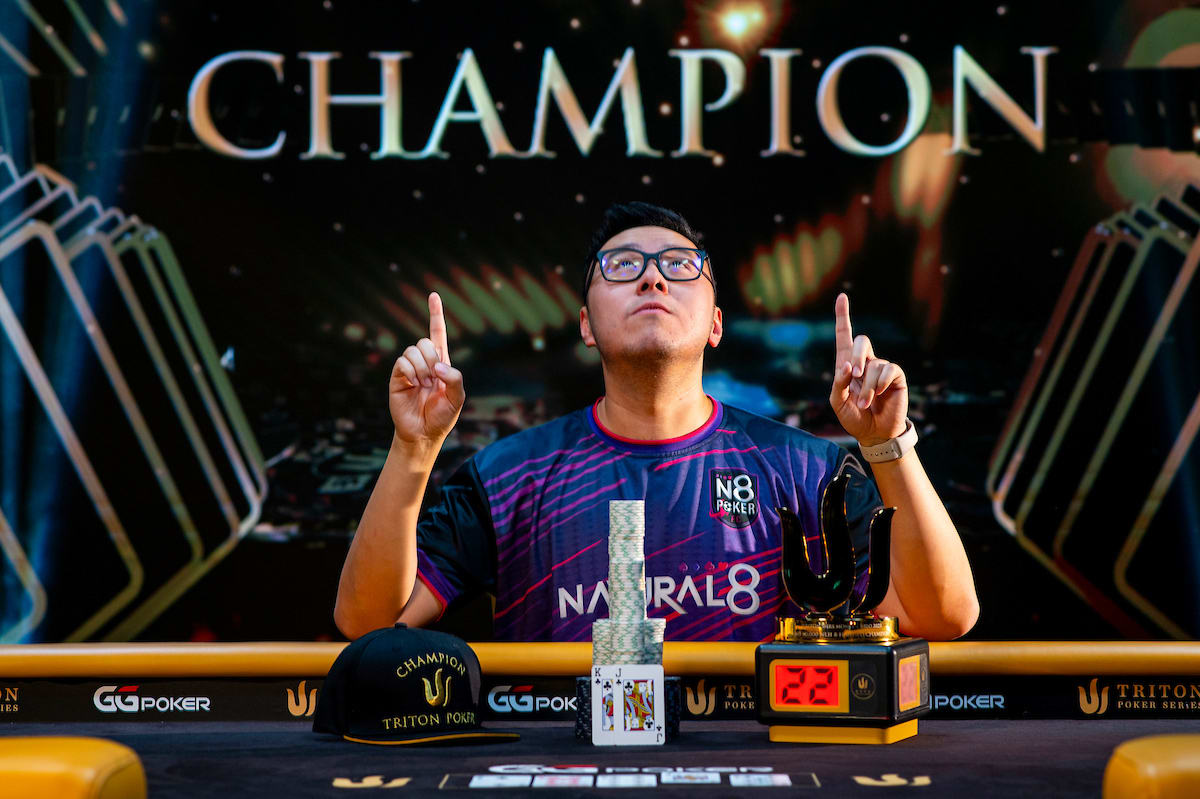 Tang conquistó su quinto tridente de las Triton Poker Series