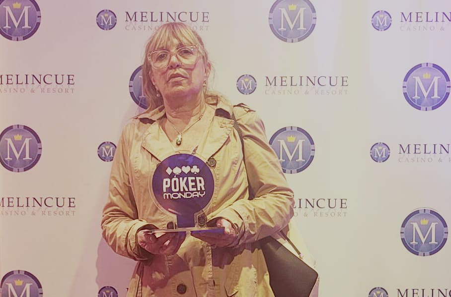Silvia Aneiros se llevó el último Poker Monday del año
