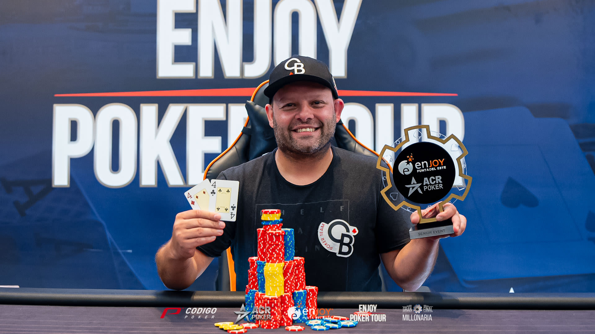 Mello se llevó el Seniors del Enjoy Poker Tour