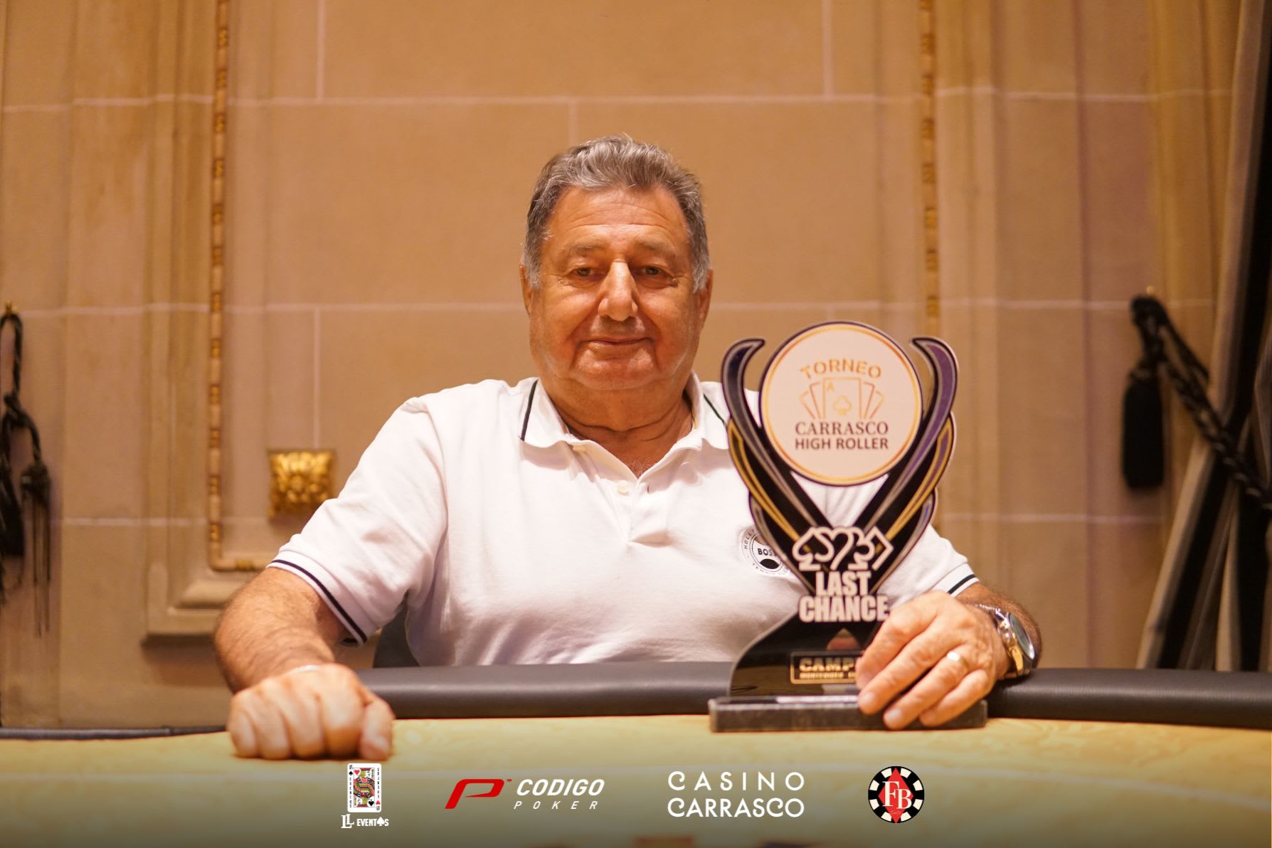 Cader Ali se quedó con el Last Chance en Casino Carrasco