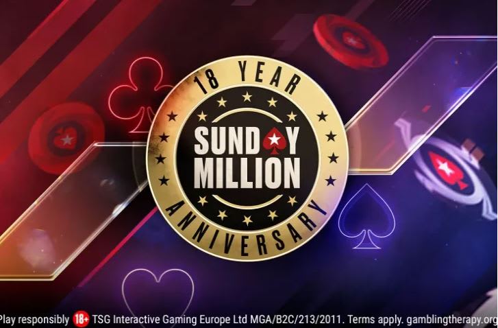 Sunday Million Aniversario: la historia y su regreso con US$8M GTD