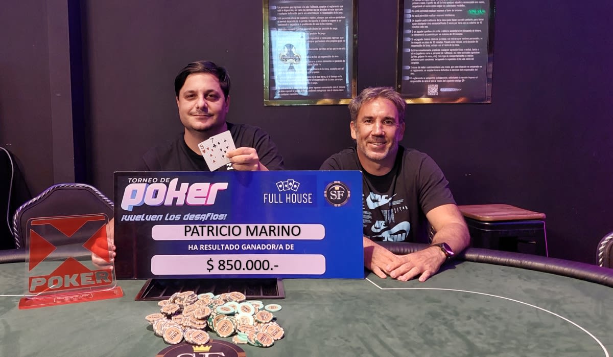 Pato Marino se quedó con el X Poker de Casino Santa Fe
