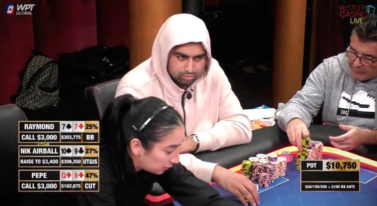 [VIDEO] ¿Harías éste bluff con diez alto por US$220K?