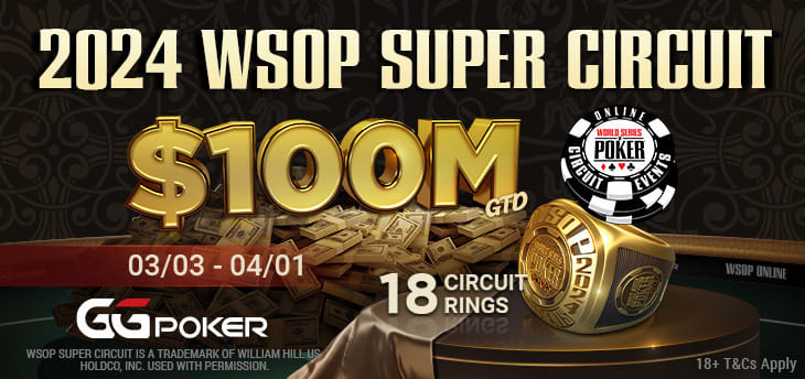 Con US$100 millones en juego, empieza el WSOP Super Circuit