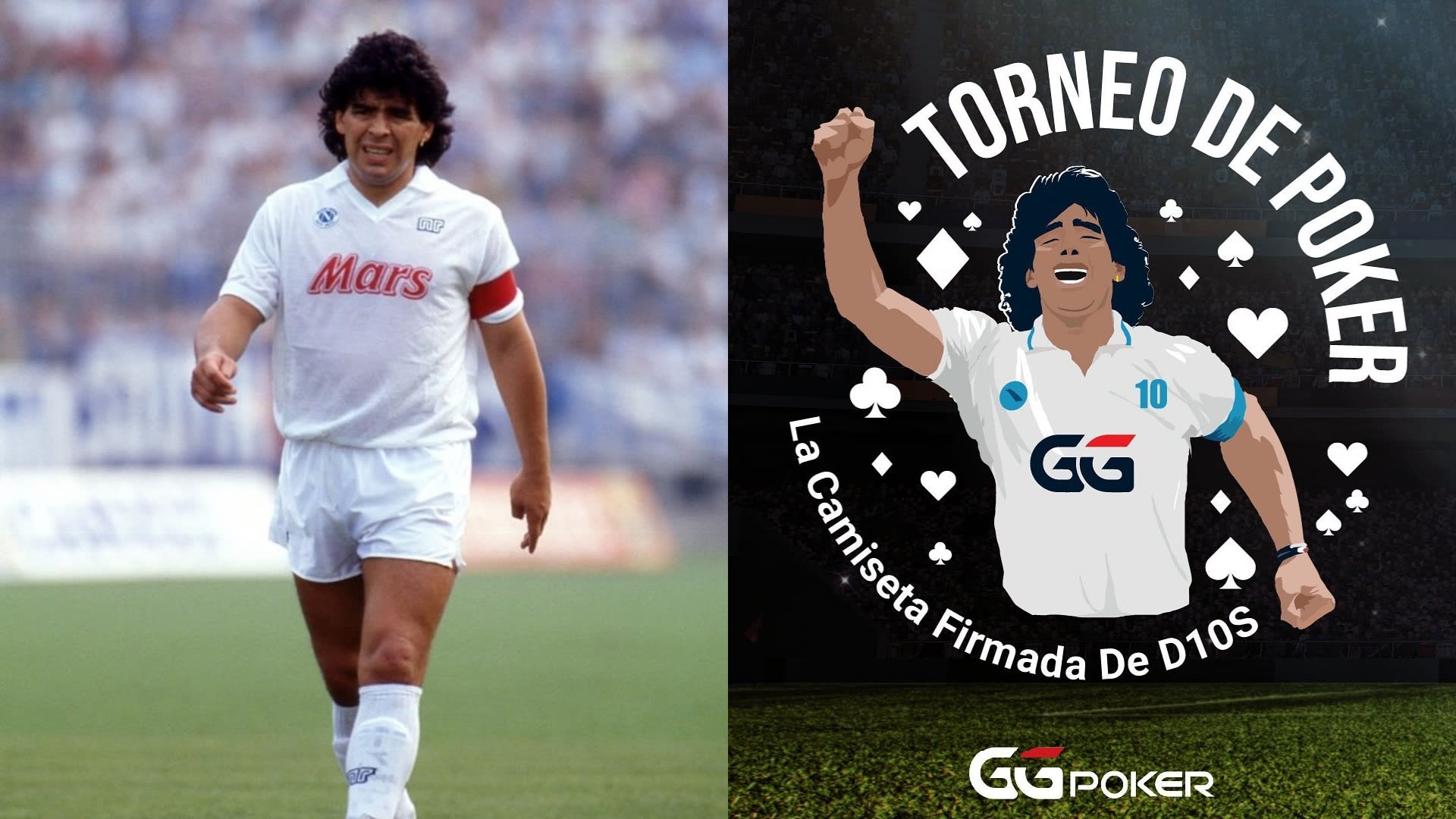 GGPoker y Maradona: hoy se juega por «La camiseta de D10S»