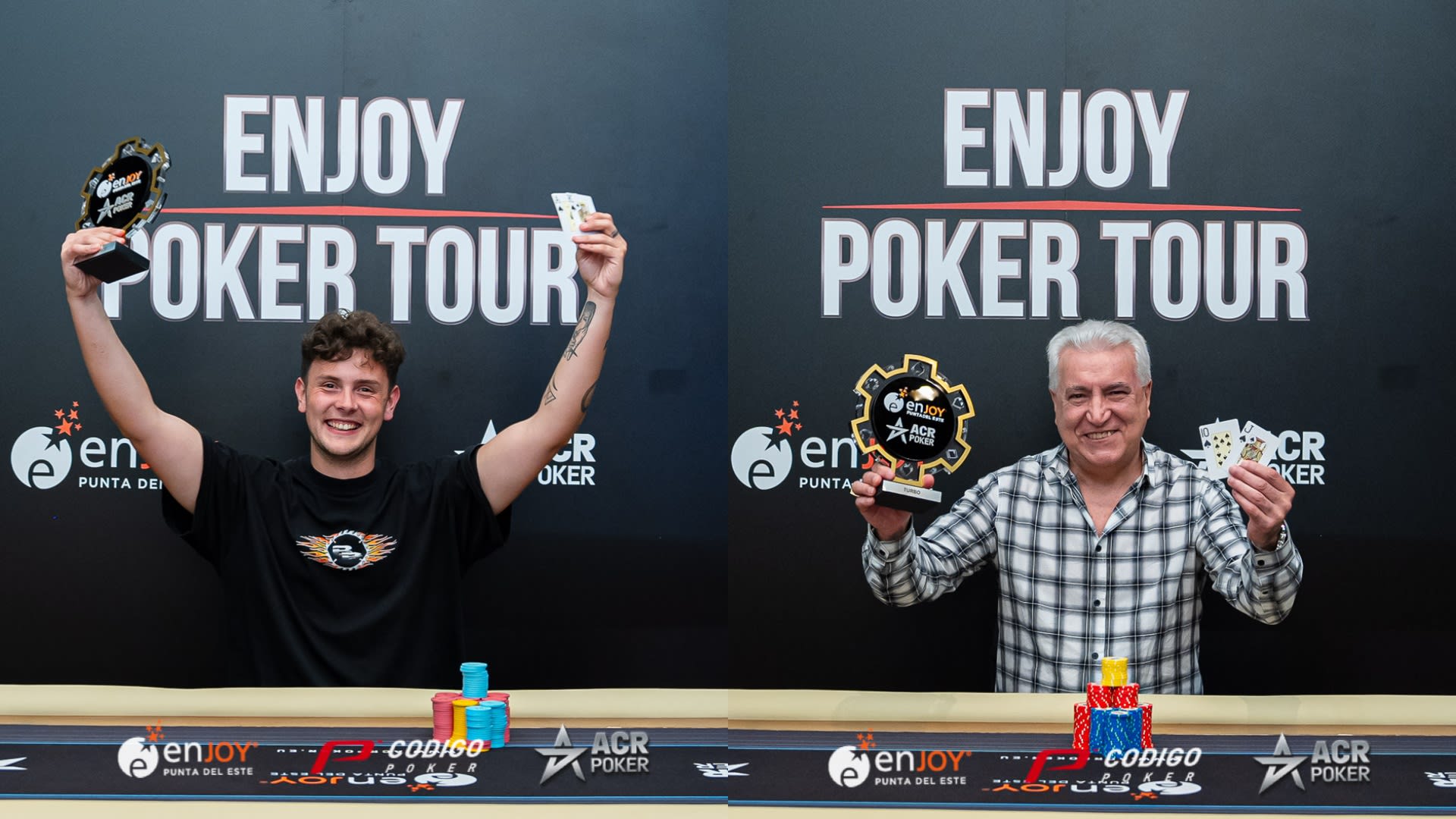 Fedele y Sanguinetti cerraron el Enjoy Poker Tour a puro bombazo