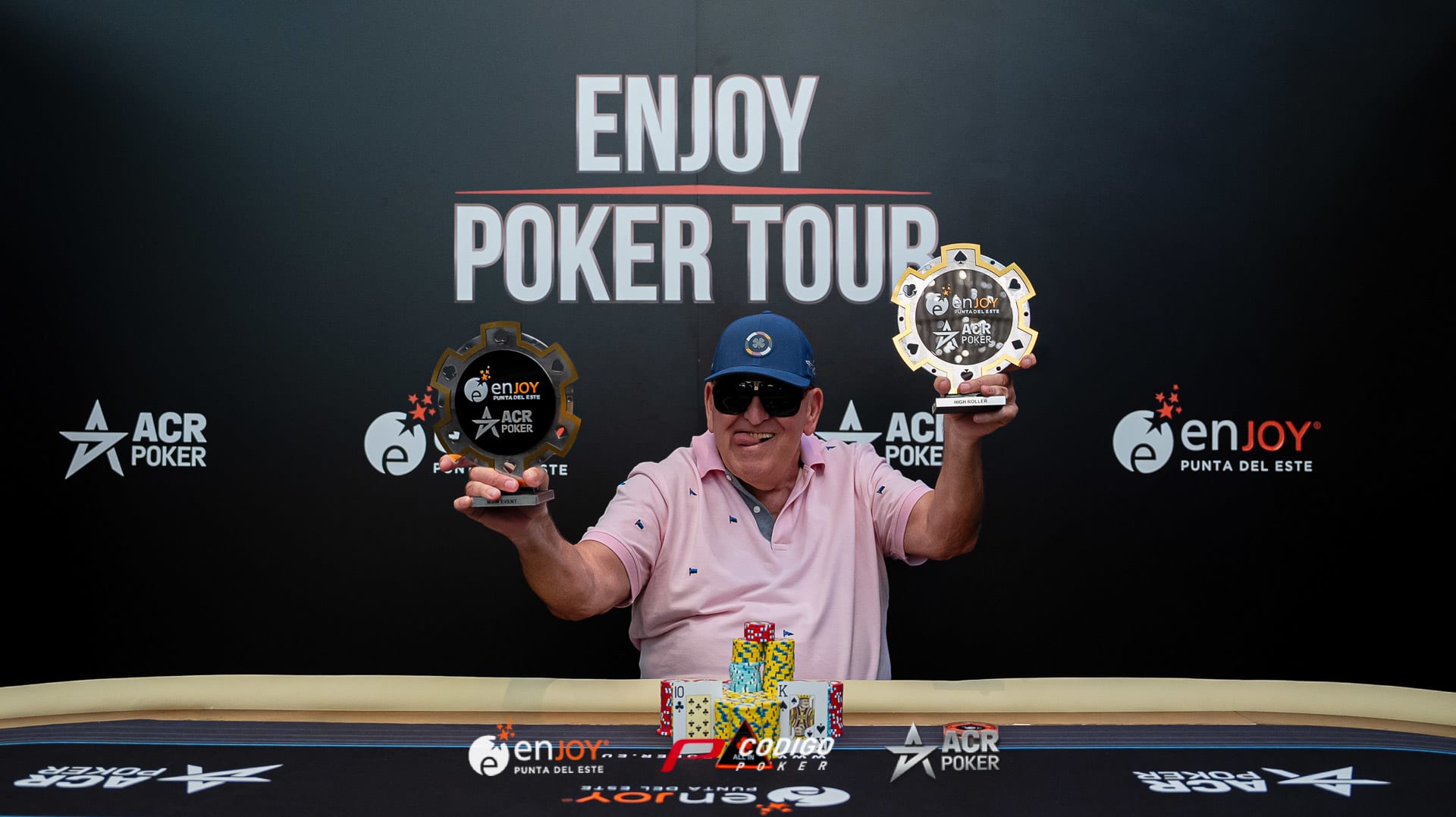 Imparable: Rolando Soria también ganó el Main Event del Enjoy Poker Tour