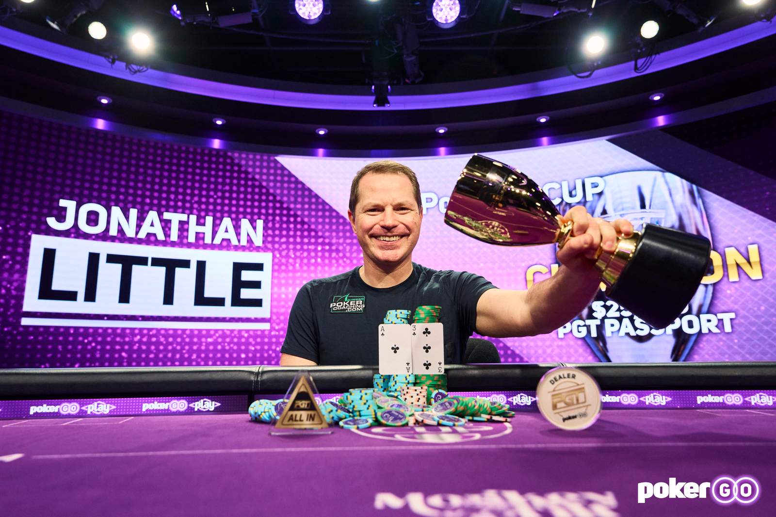 Jonathan Little beberá de la copa PokerGo