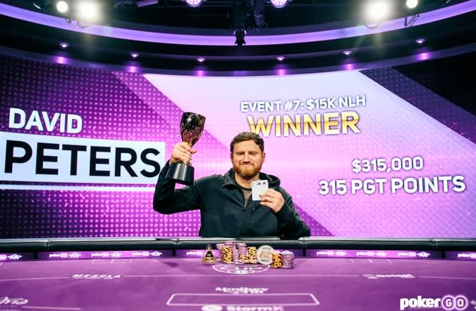 David Peters lo hizo de nuevo en la PokerGO Cup