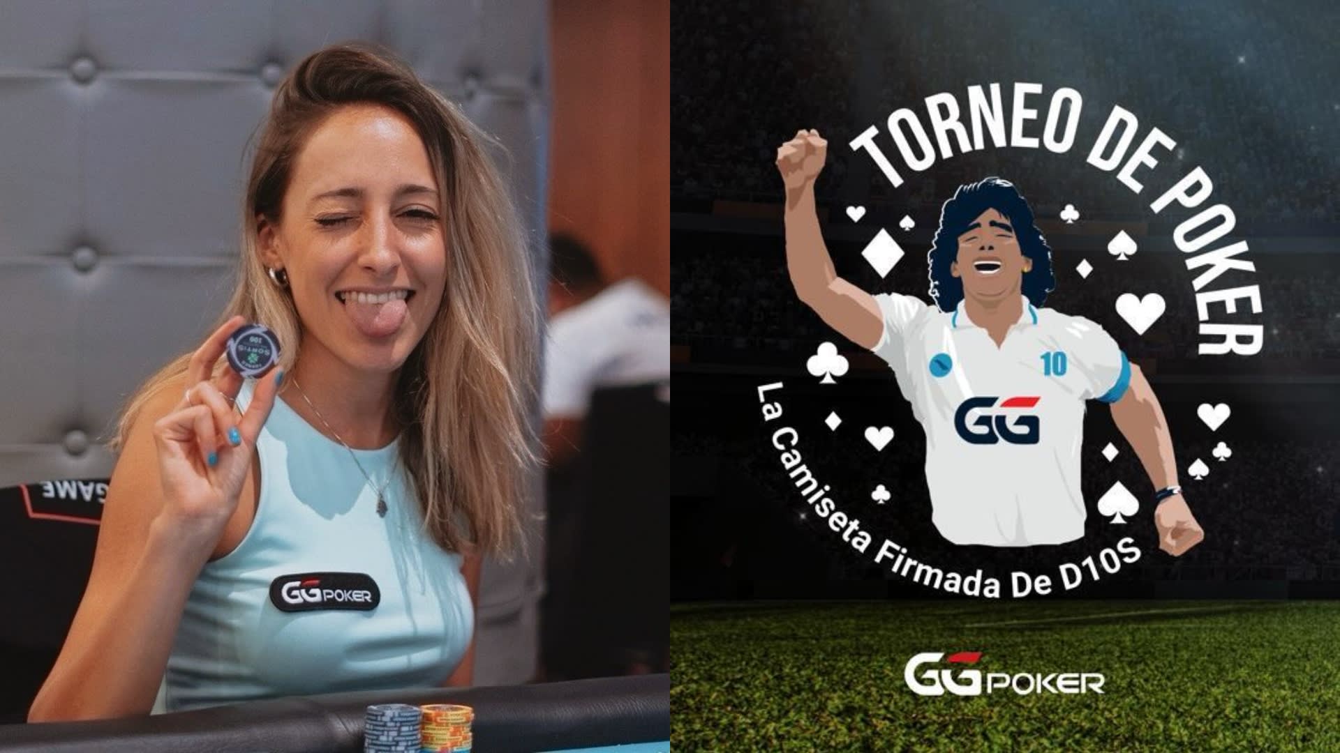 «La camiseta de D10S»: se juega el freeroll de Pamsi y Maradona