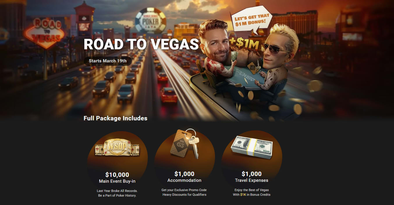WSOP 2024: empieza el Road to Vegas en GGPoker