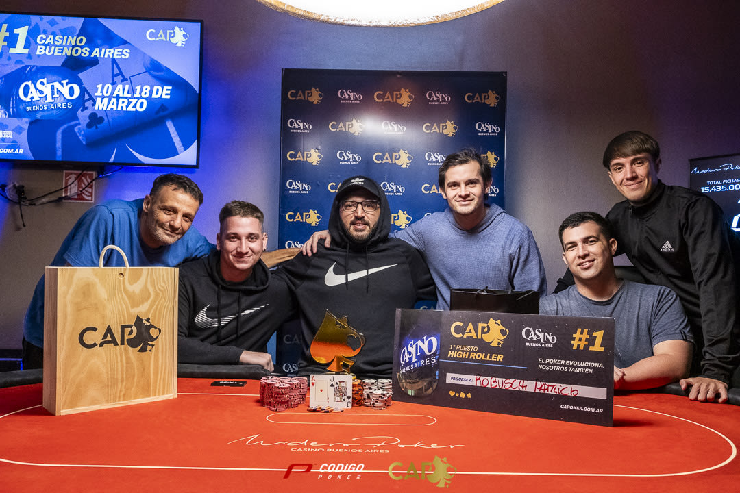 Robuschi cerró el CAP Buenos Aires con el título del High Roller