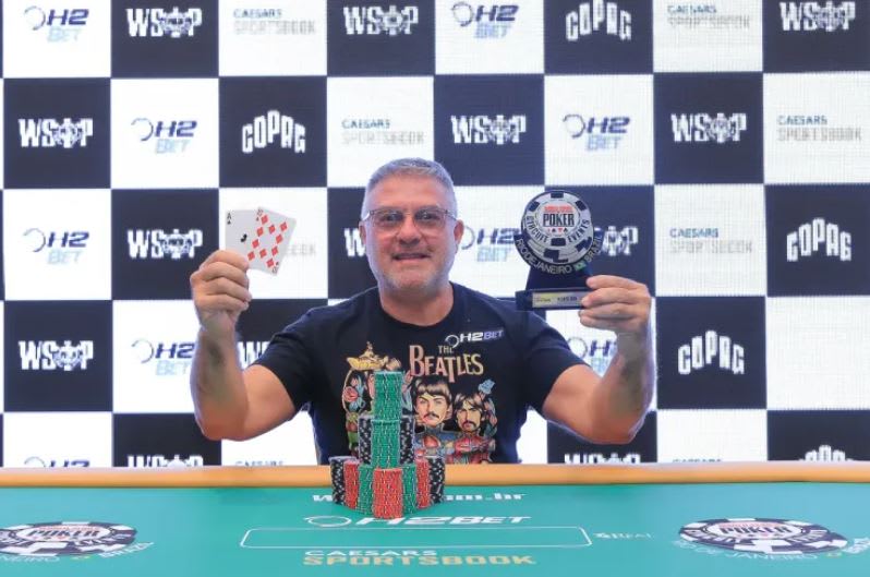 WSOP-C Brasil: el uruguayo Jorge Hagopian ganó dos torneos seguidos