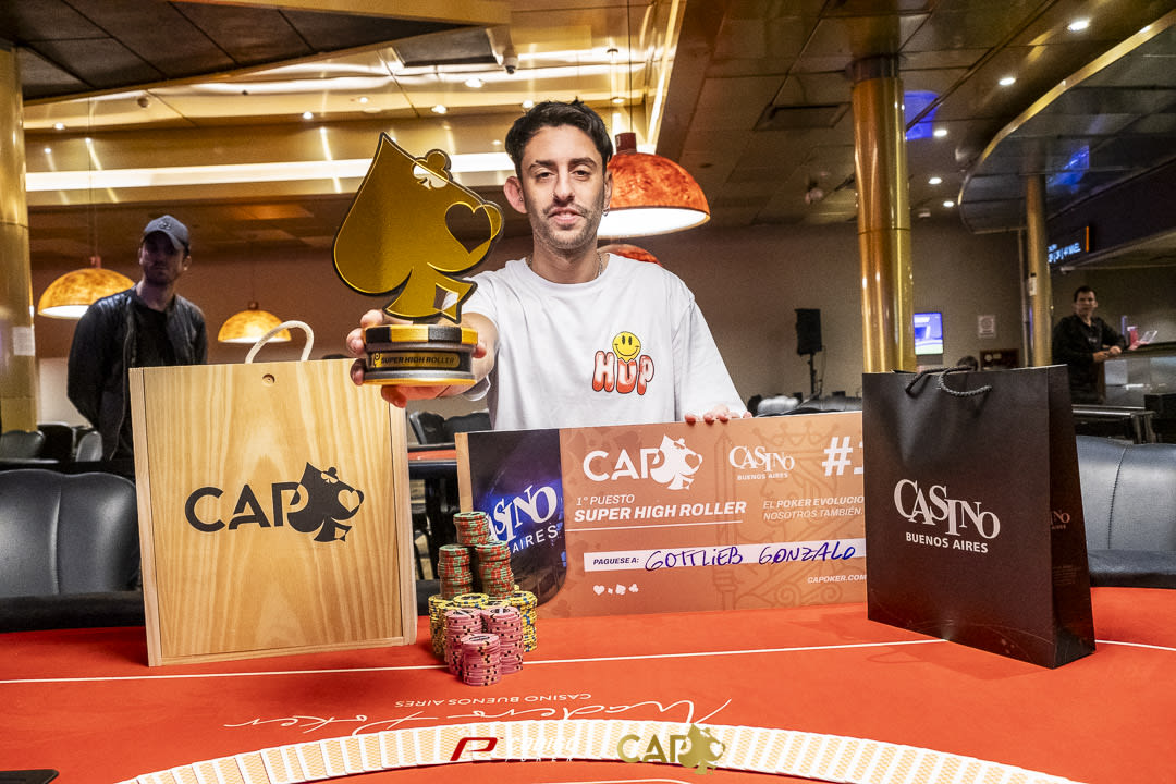 Gottlieb ganó el Super High Roller del CAP Buenos Aires