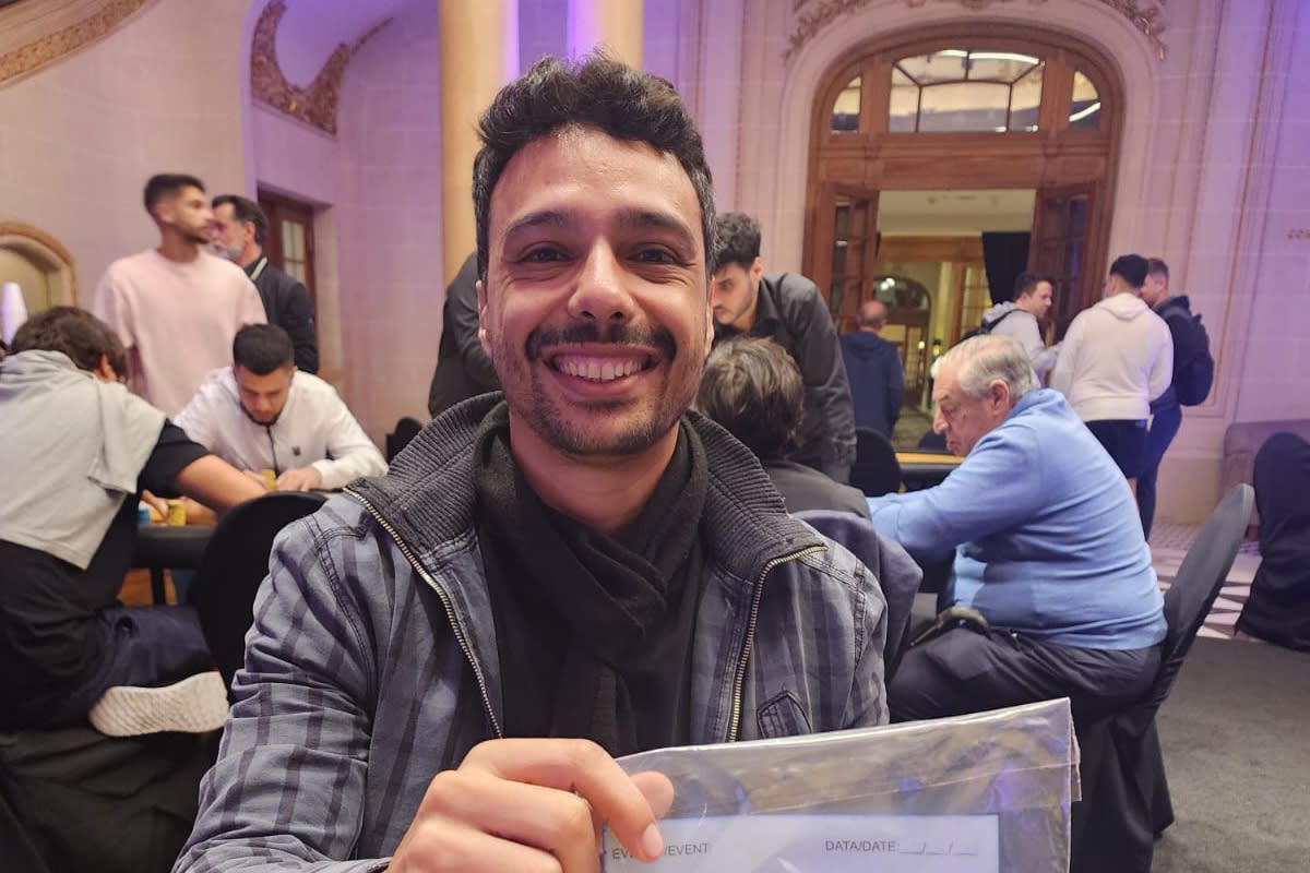 Leo Gama comandó el Día 1B del Carrasco Poker Series