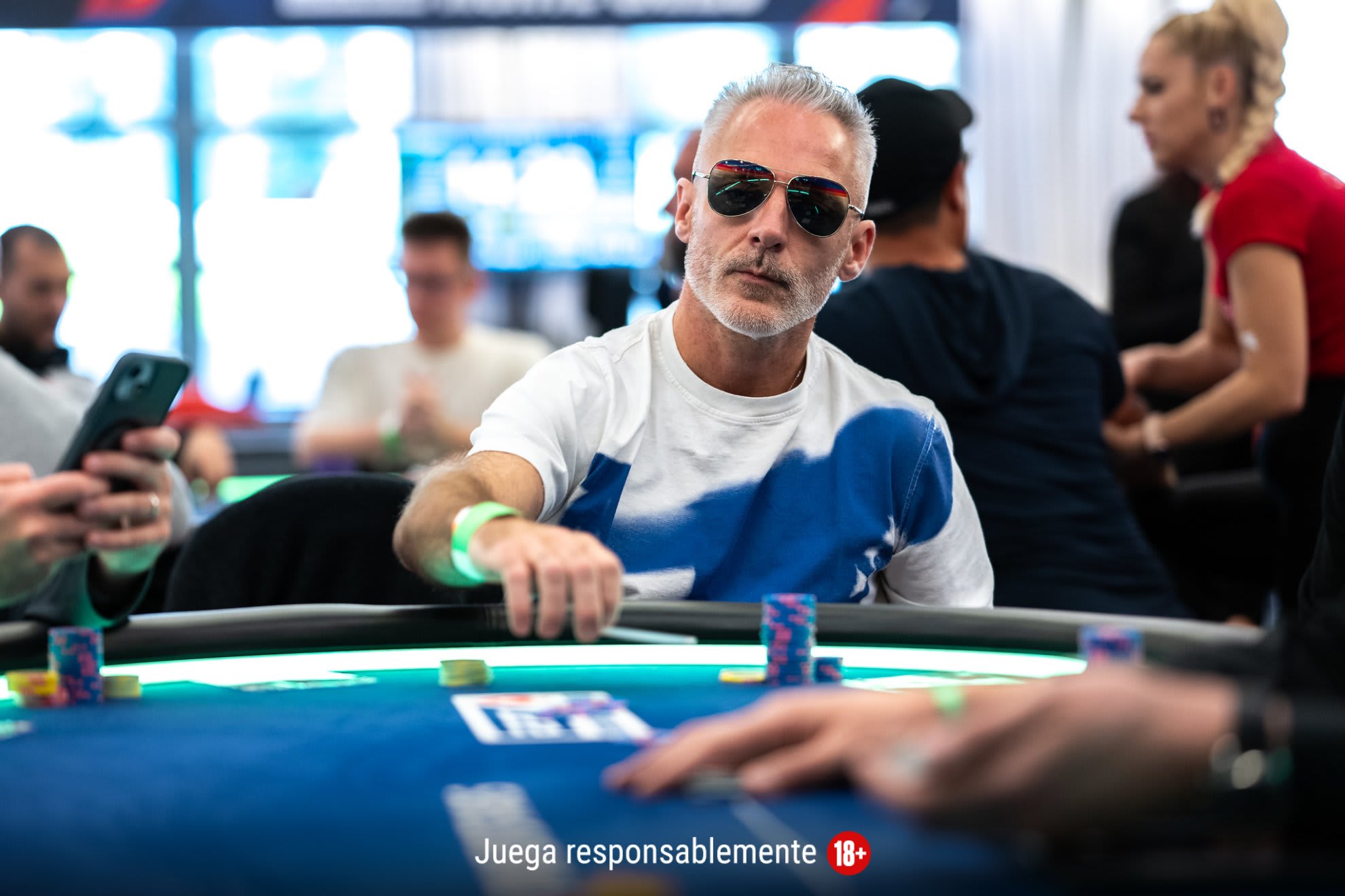 Damián Salas metió su primer bombazo en el EPT Montecarlo