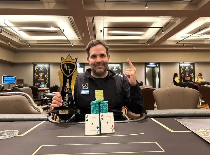 Cristian Stival es el campeón del Iguazú Poker Tour