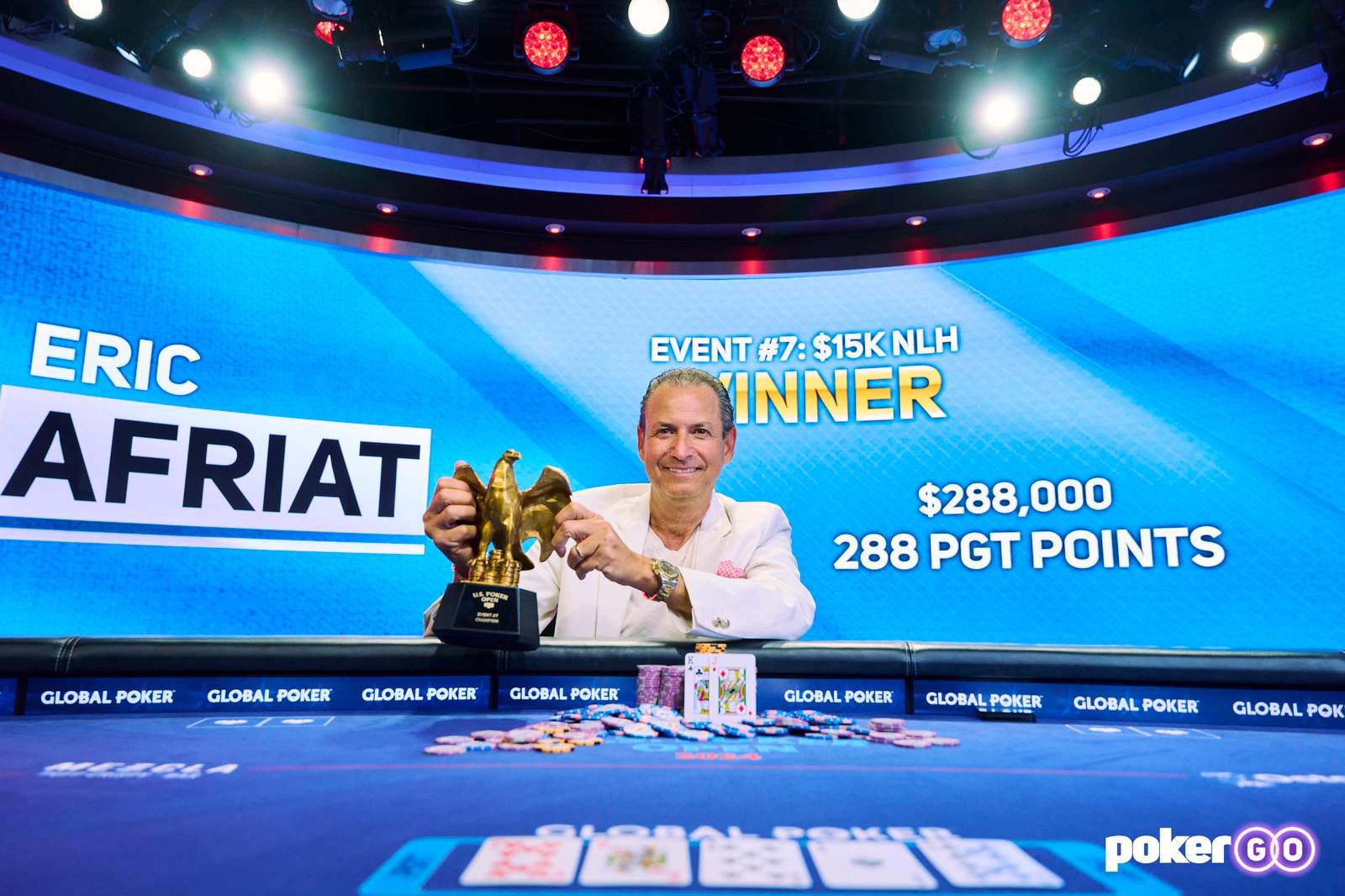Eric Afriat sumó su primer título del U.S. Poker Open
