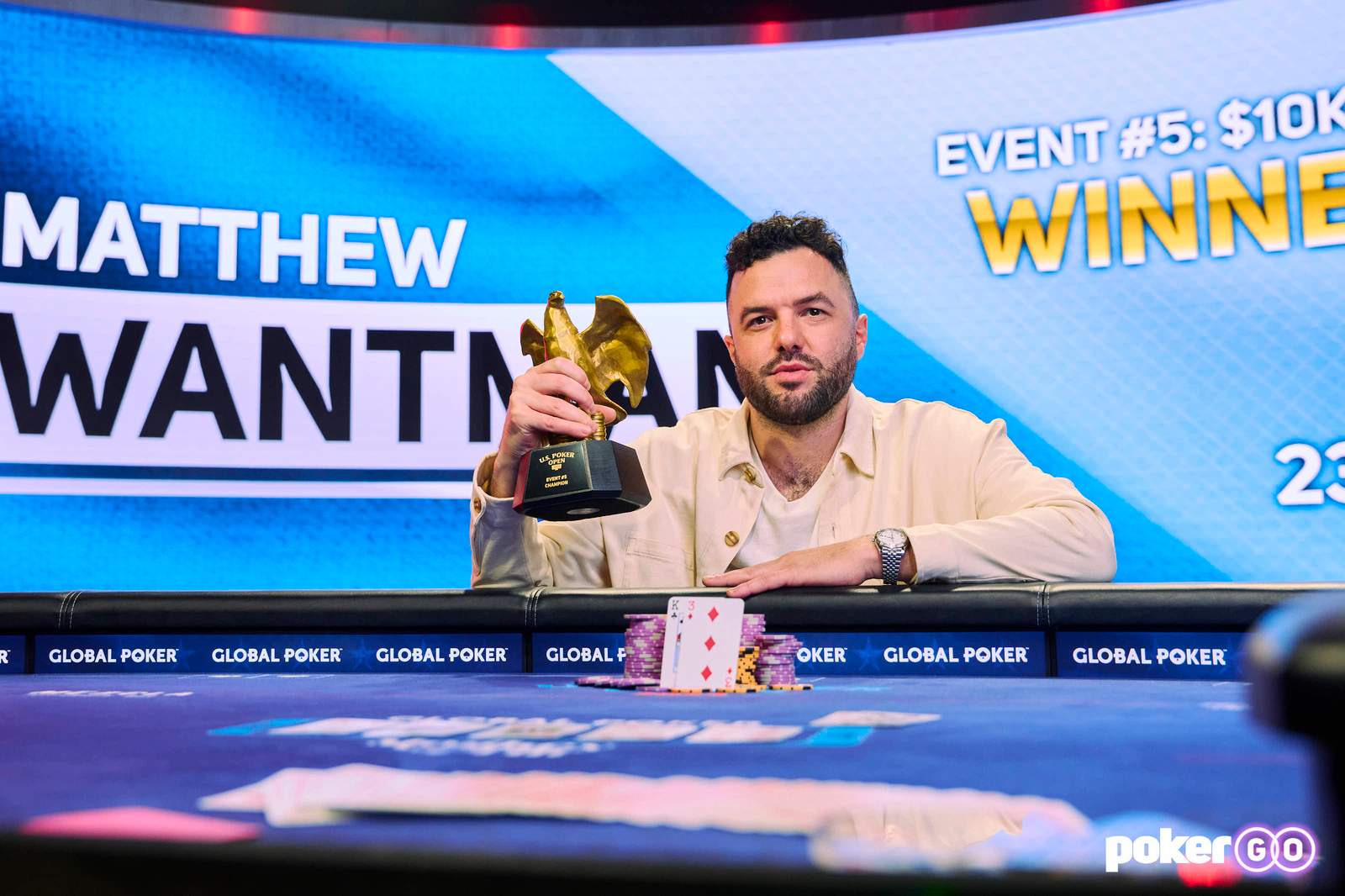Matthew Wantman le negó el octavo título del PGT a Daniel Negreanu