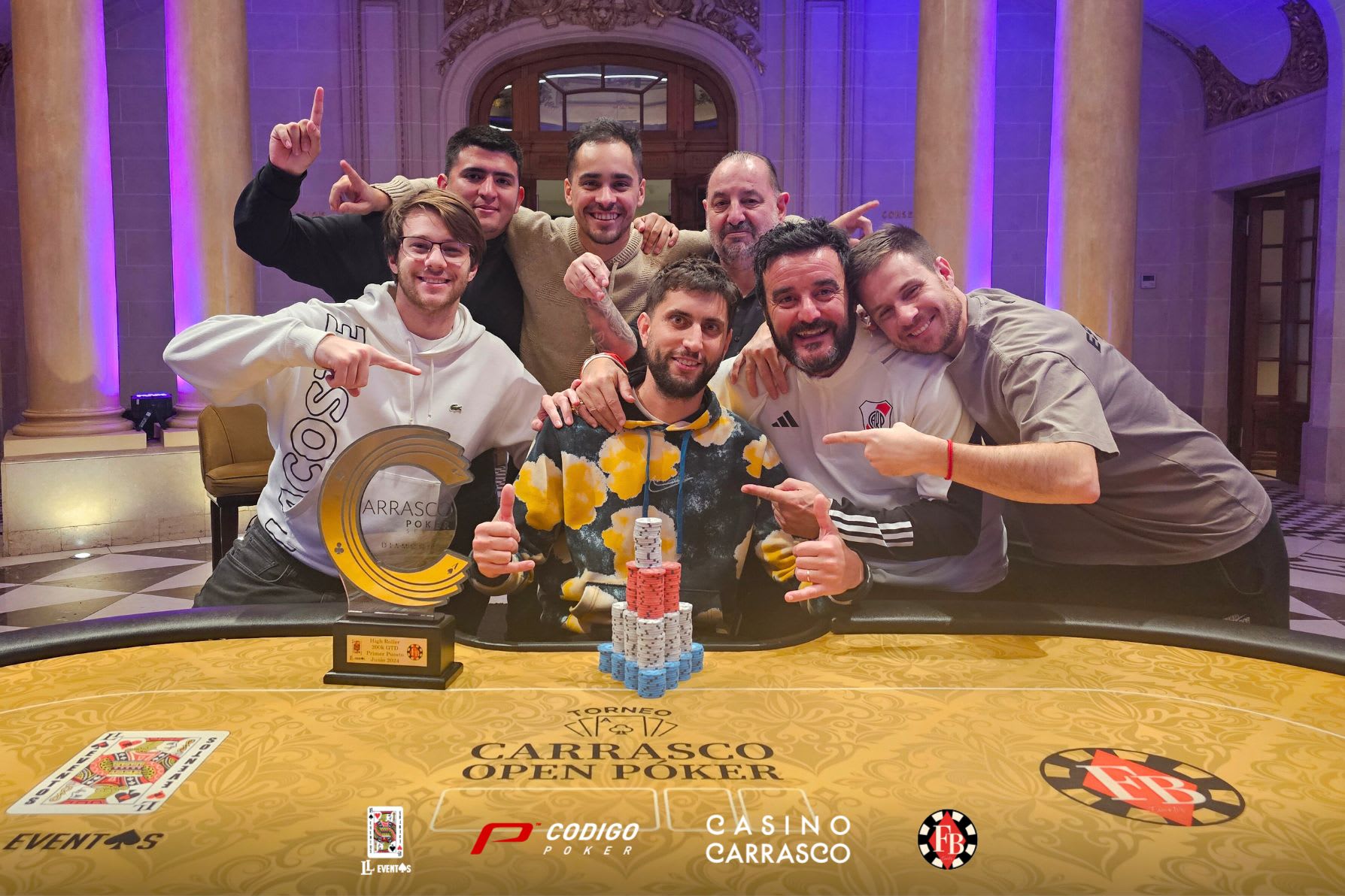 En un final de película, Bianchini ganó el Carrasco Poker Series