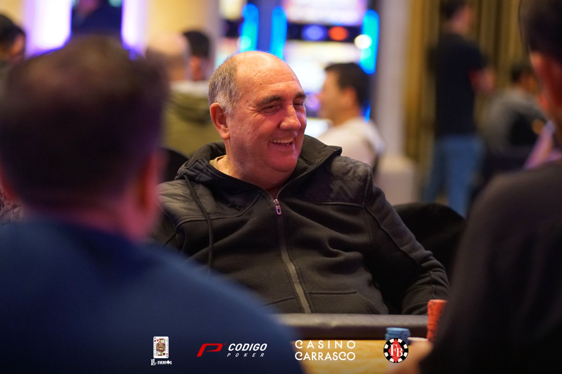 El Máquina Arocena fue el mejor del Día 1B del Carrasco Poker Series