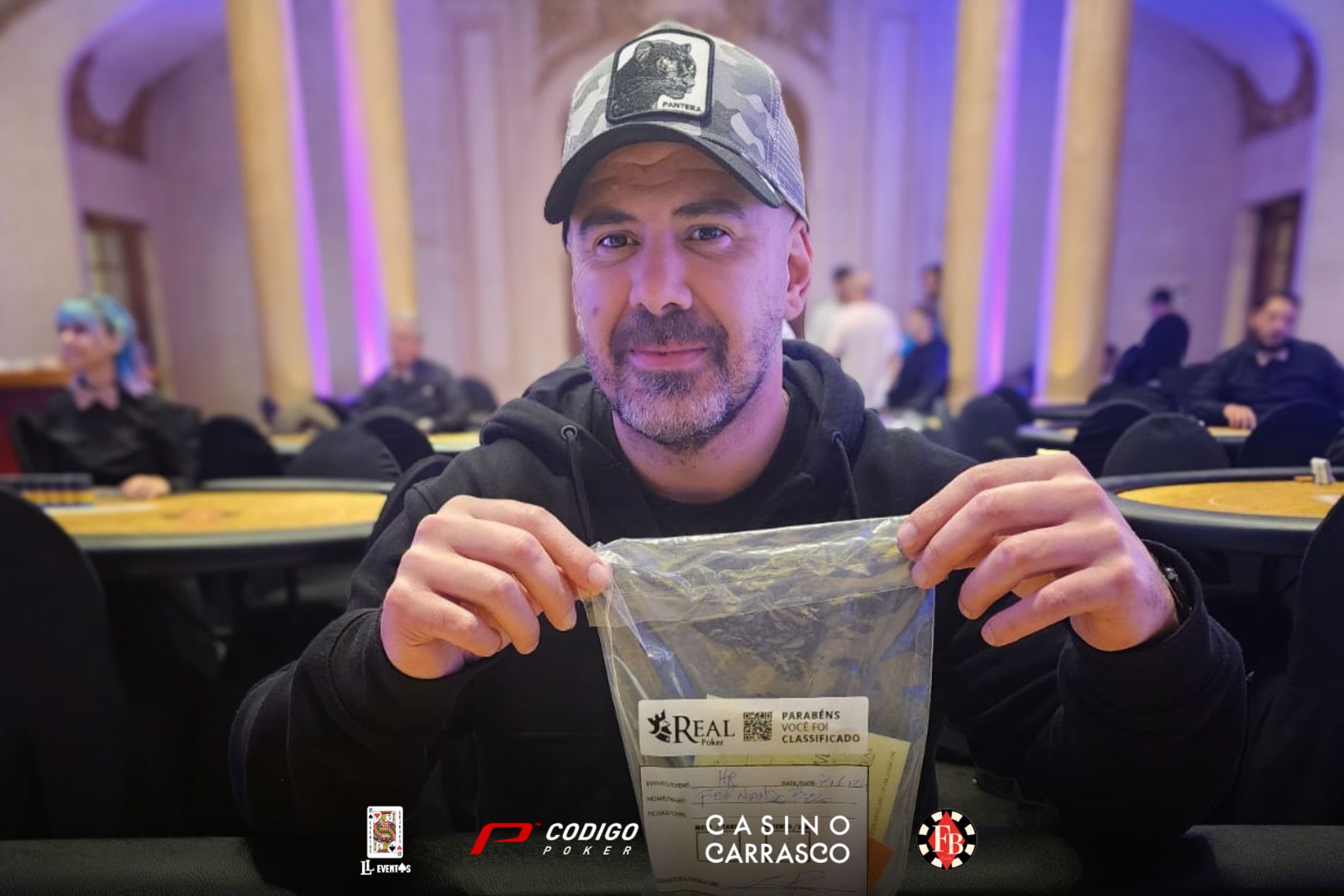 Pizzo lidera el tremendo Carrasco Poker Series en Montevideo