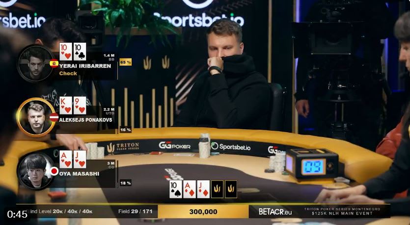 ¿Hubieses foldeado un set en plena burbuja por US$214K?