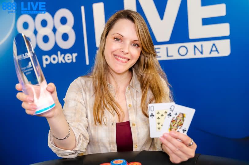 ¡Connie campeona! Lampropulos ganó el High Roller en Barcelona