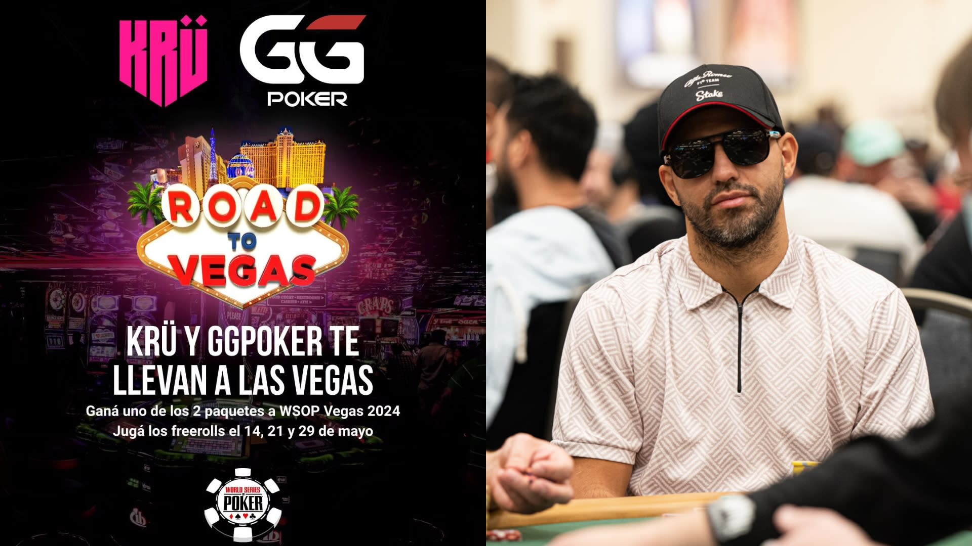 GGPoker y KRÜ te llevan gratis a la WSOP de Las Vegas