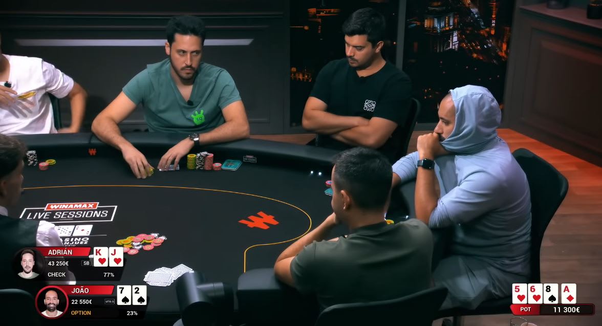[VIDEO] Tratar de ganar con 7-2 se salió de control en la Winamax Live Sessions