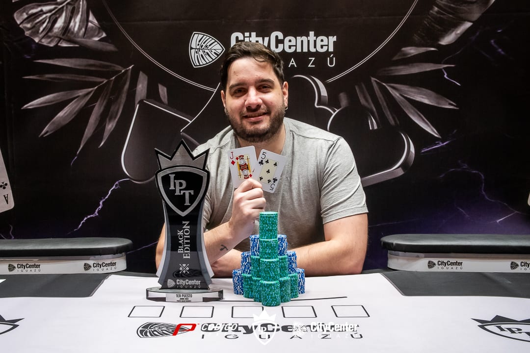 Marelo Mereles se los cargó a todos en el Iguazú Poker Tour