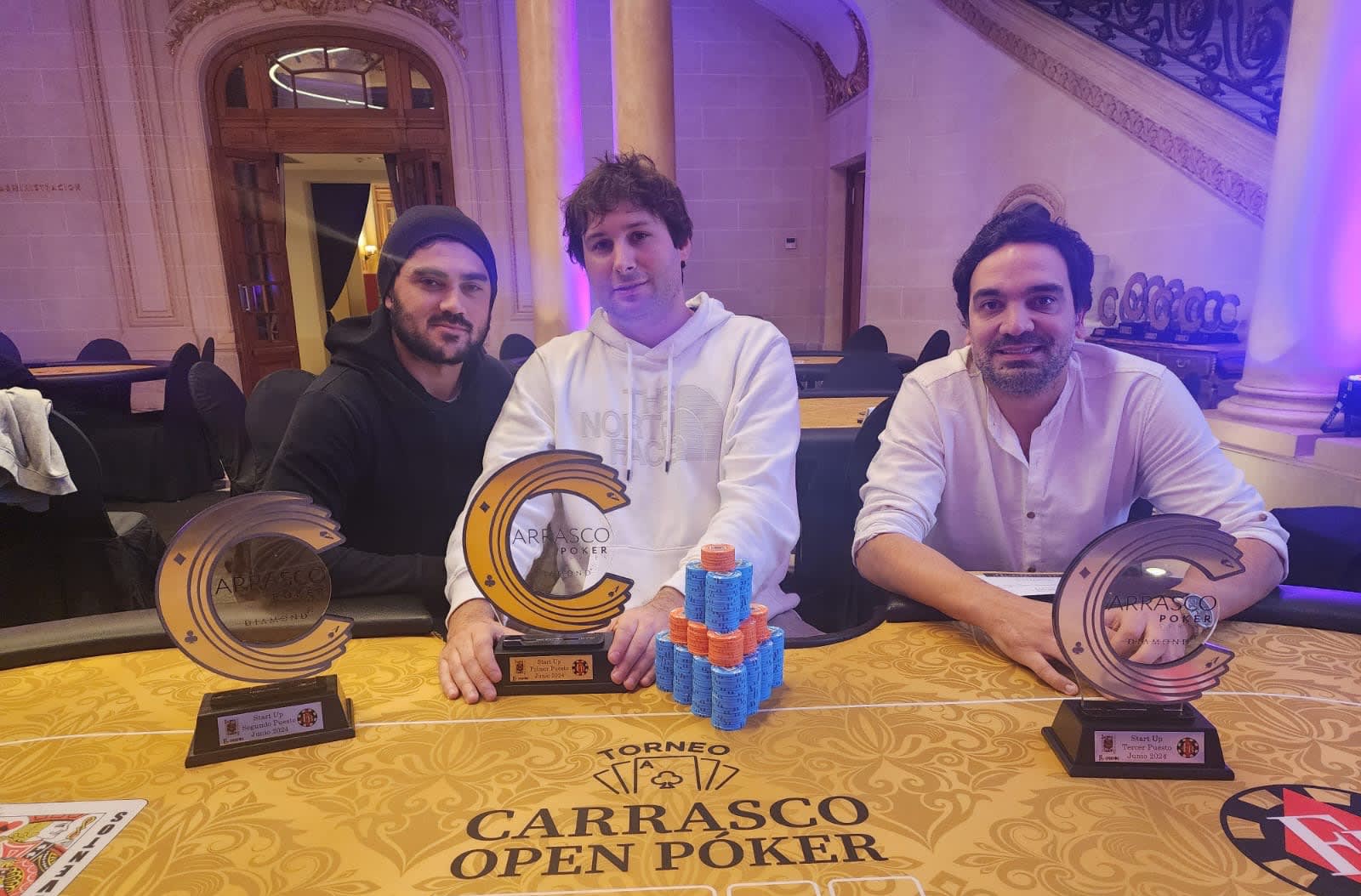 Moure le ganó a Fabrizio el primer torneo del Carrasco Poker Series