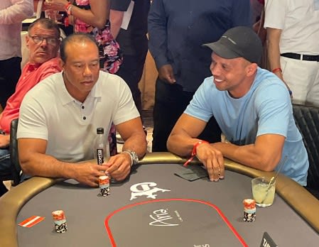 Par de GOAT: Phil Ivey y Tiger Woods, juntos en Las Vegas
