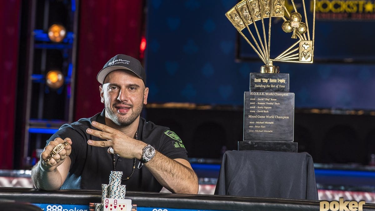 Nadie lo vio, pero Michael Mizrachi ganó su sexto brazalete