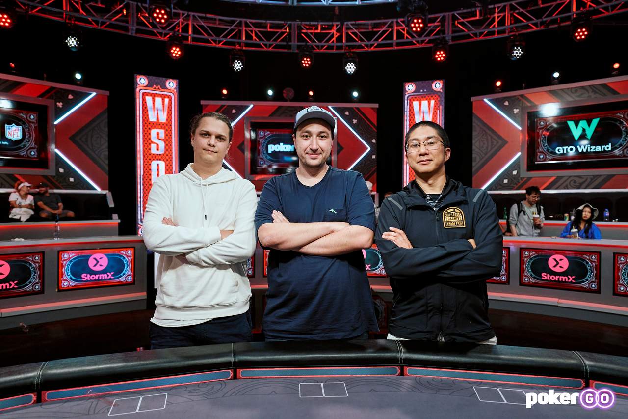 Astedt, Tamayo y Griff definen el Main Event de la WSOP 2024