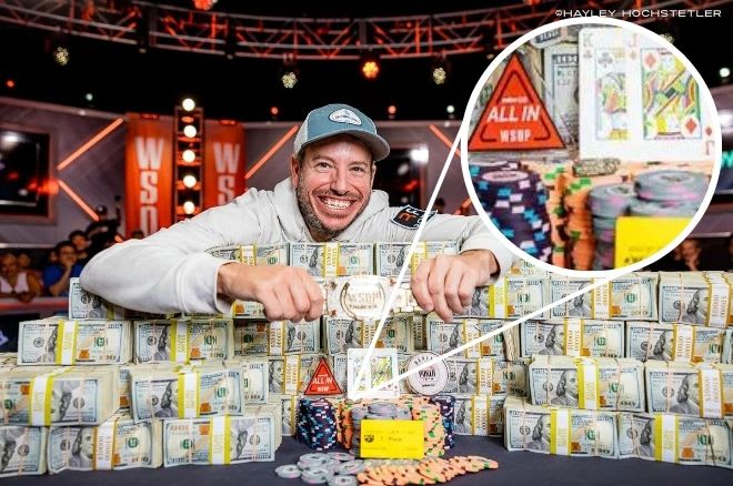 La historia del «oro de los tontos» en la foto de campeón de la WSOP